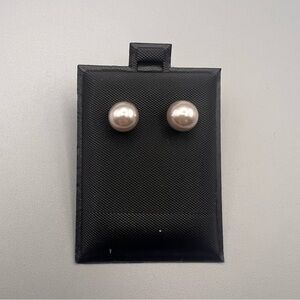 10 mm vintage faux Pearl Stud Earrings